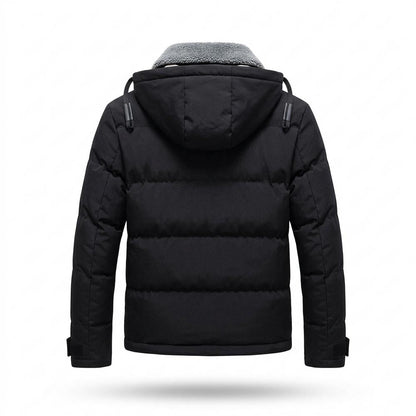 Mens Outlet House - Zetir | Quilted Sherpa-Collar Jacket Men