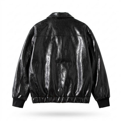 Mens Outlet House - Rozan | Faux-Leather Multi-Pocket Jacket Unisex
