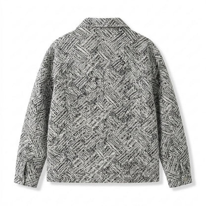 Mens Outlet House - Mopid | Patterned Straight-Cut Jacket Unisex