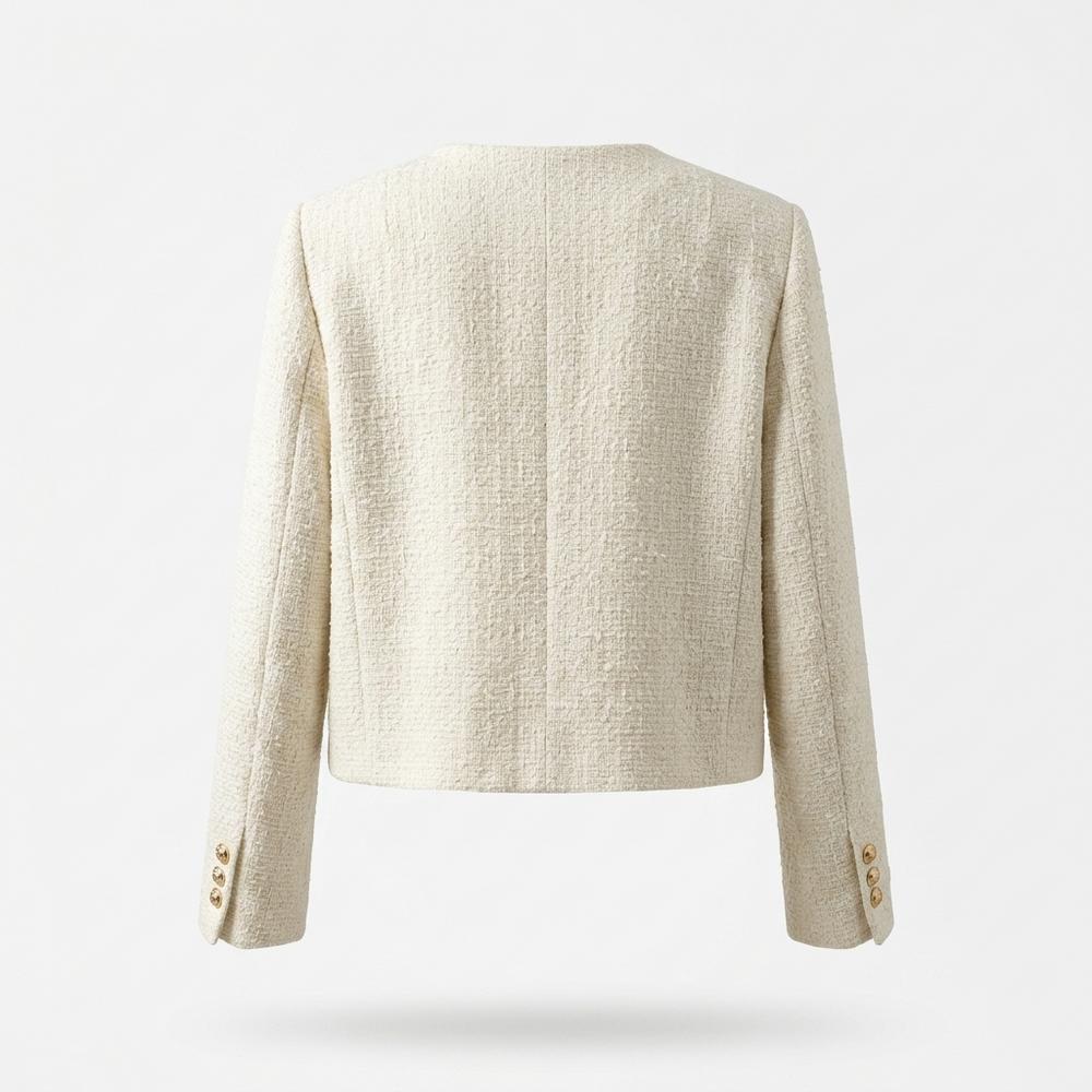 Mens Outlet House - Lemev | Textured Collarless Jacket Women