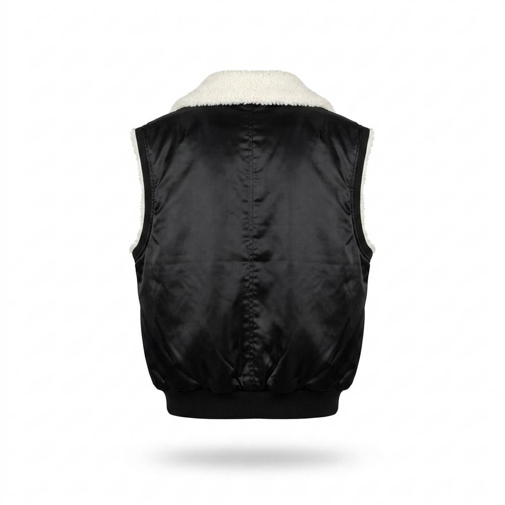 Mens Outlet House - Calar | Sherpa-Lined Satin-Finish Vest Unisex