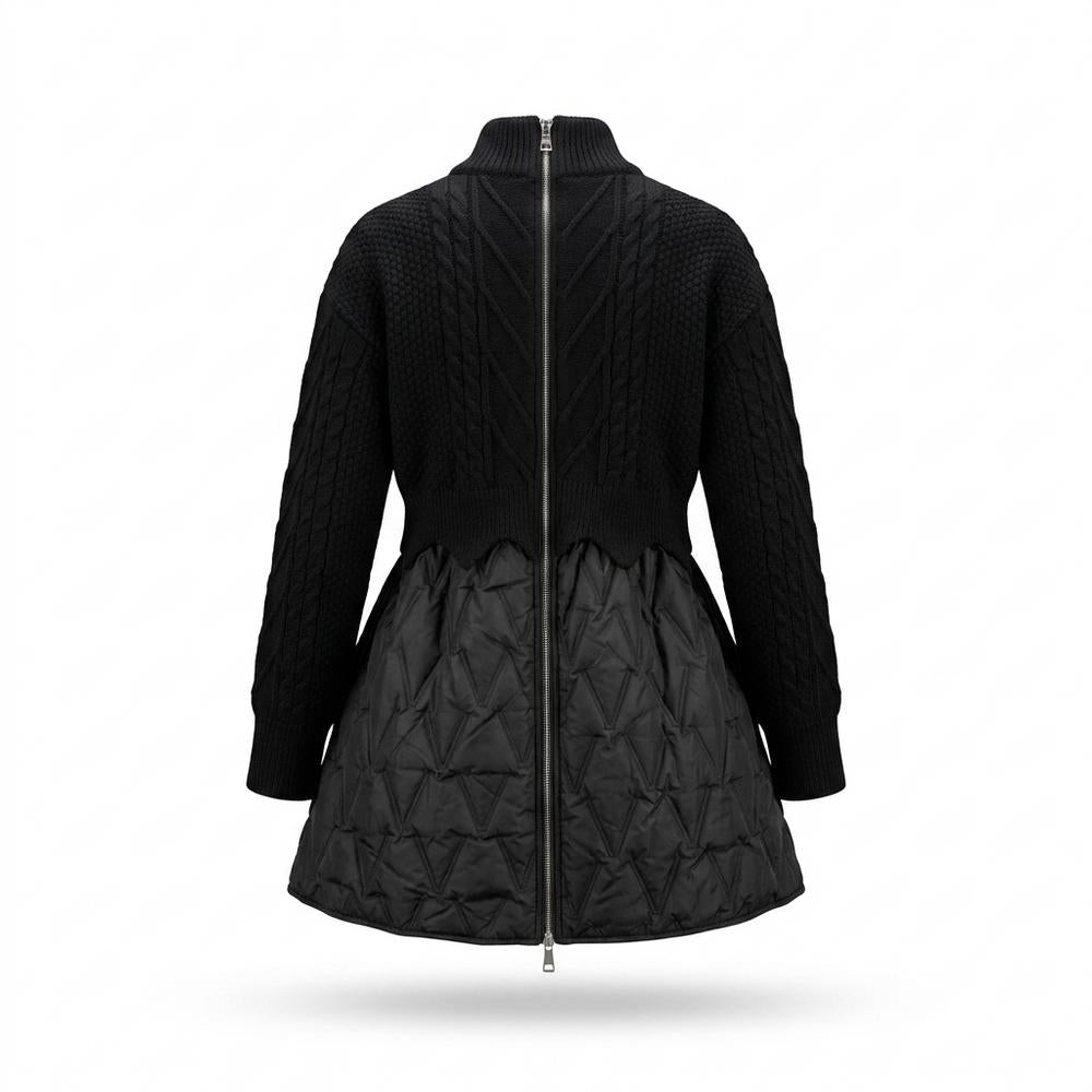 Mens Outlet House - Vofok | Quilted Cable-Knit Coat Women