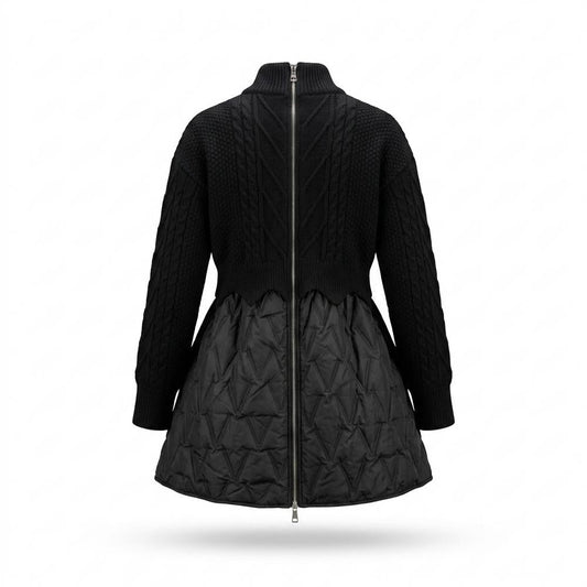 Mens Outlet House - Vofok | Quilted Cable-Knit Coat Women