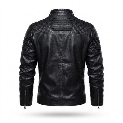 Mens Outlet House - Lymin | Lined Quilted Leather Jacket Men