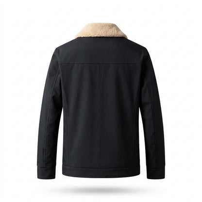 Mens Outlet House - Lemel | Sherpa-Collared Zip-Front Jacket Men