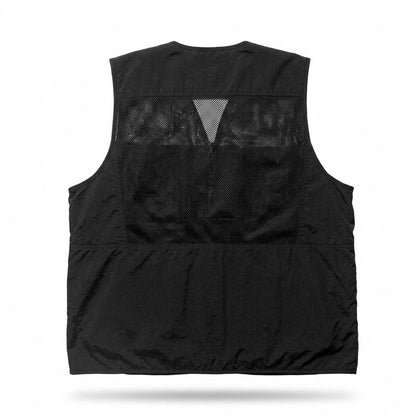 Mens Outlet House - Zeral | Multi-Pocket Zip-Up Vest Unisex