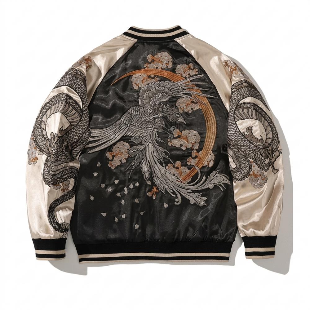 Mens Outlet House - Eogal | Embroidered Two-Tone Jacket Unisex