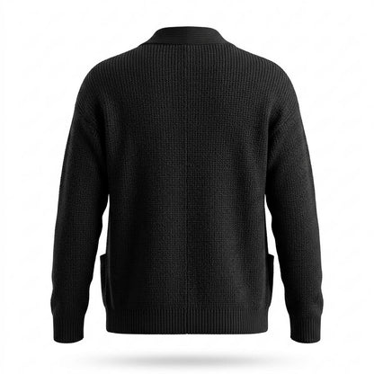 Mens Outlet House - Vetal | Zip-Up Textured Knit Cardigan Women