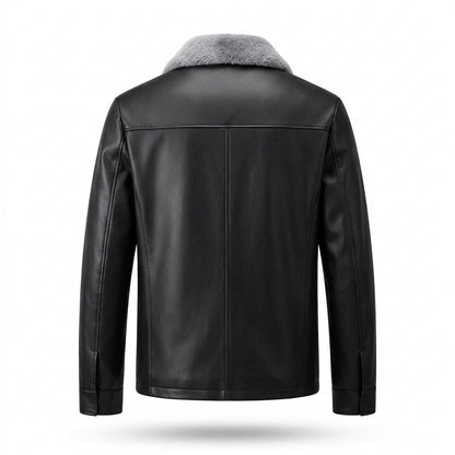 Mens Outlet House - Alkar | Fur-Collared Zip-Up Jacket Men