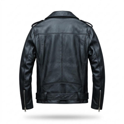 Mens Outlet House - Kamer | Asymmetrical Belted Leather Jacket Unisex