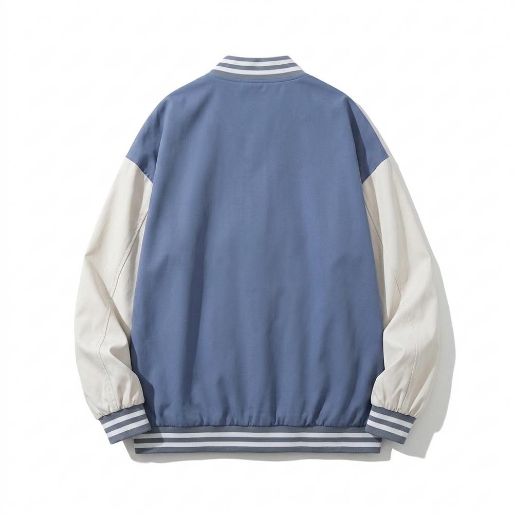 Mens Outlet House - Rihuv | Two-Tone Snap-Button Jacket Unisex