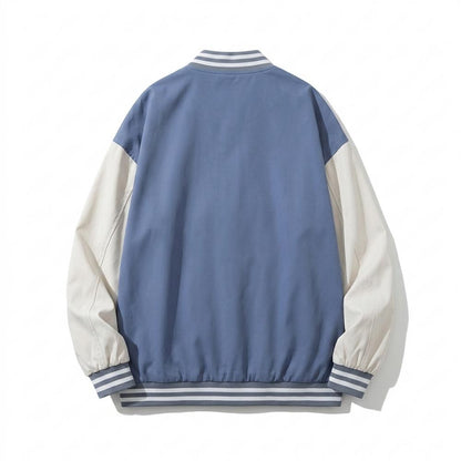 Mens Outlet House - Rihuv | Two-Tone Snap-Button Jacket Unisex