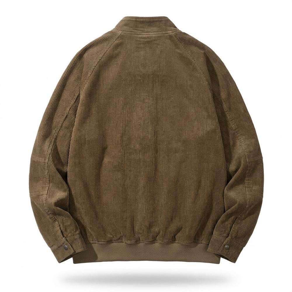 Mens Outlet House - Dukum | Corduroy Zip-Up Jacket Men