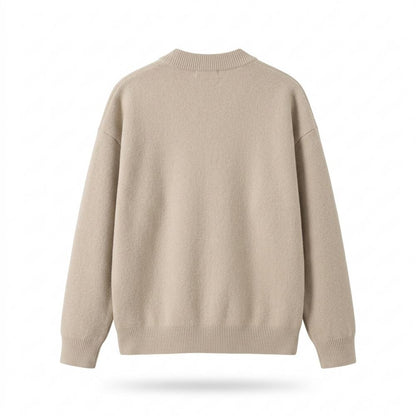 Mens Outlet House - Lirov | Collarless Textured Knit Cardigan Men
