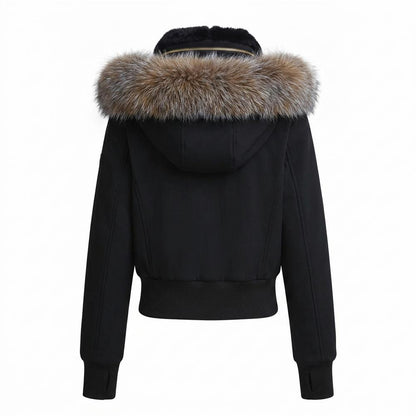 Mens Outlet House - Zenor | Fur-Trimmed Cropped Jacket Women