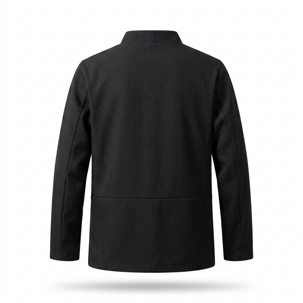 Mens Outlet House - Aefed | Mandarin Collar Toggled Jacket Men