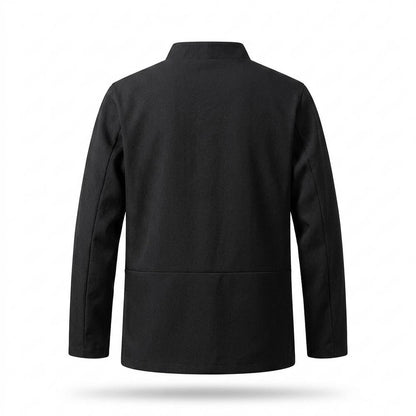 Mens Outlet House - Aefed | Mandarin Collar Toggled Jacket Men