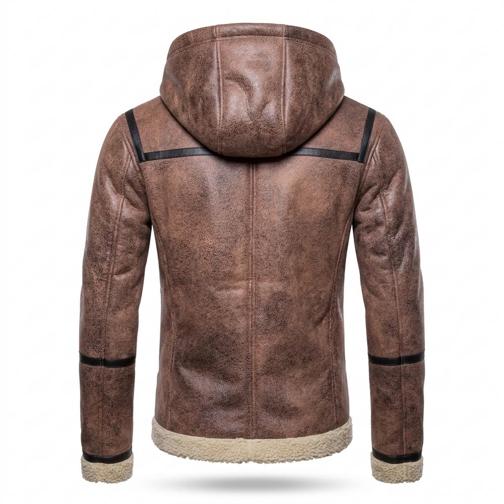 Mens Outlet House - Lyrev | Hooded Shearling-Lined Jacket Men