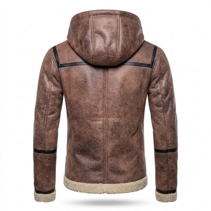 Mens Outlet House - Lyrev | Hooded Shearling-Lined Jacket Men
