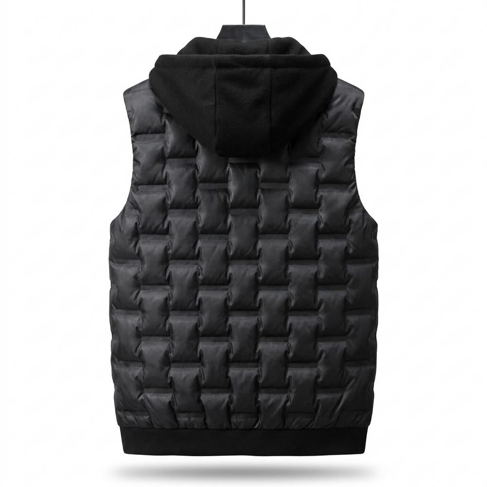 Mens Outlet House - Arsol | Quilted Hooded Vest Men