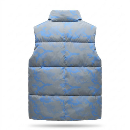 Mens Outlet House - Comor | Quilted Camouflage Vest Men