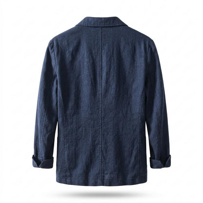 Mens Outlet House - Sebal | Linen Single-Breasted Blazer Men