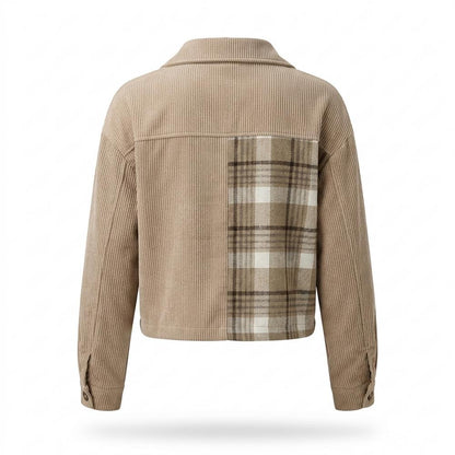 Mens Outlet House - Riram | Corduroy Plaid-Paneled Jacket Women