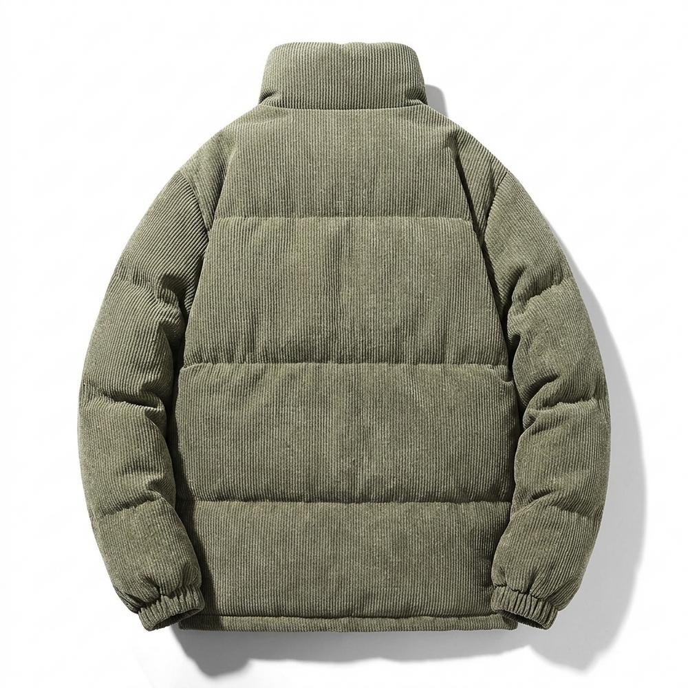 Mens Outlet House - Elrev | Corduroy Padded Jacket Men