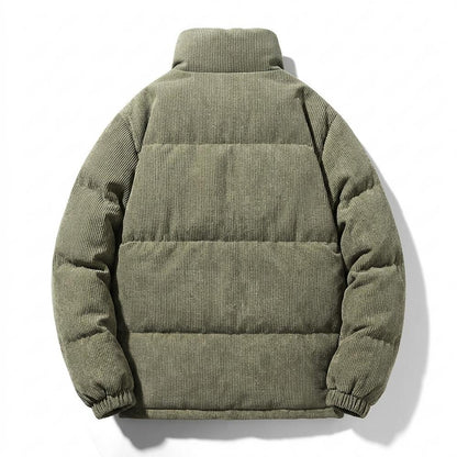 Mens Outlet House - Elrev | Corduroy Padded Jacket Men