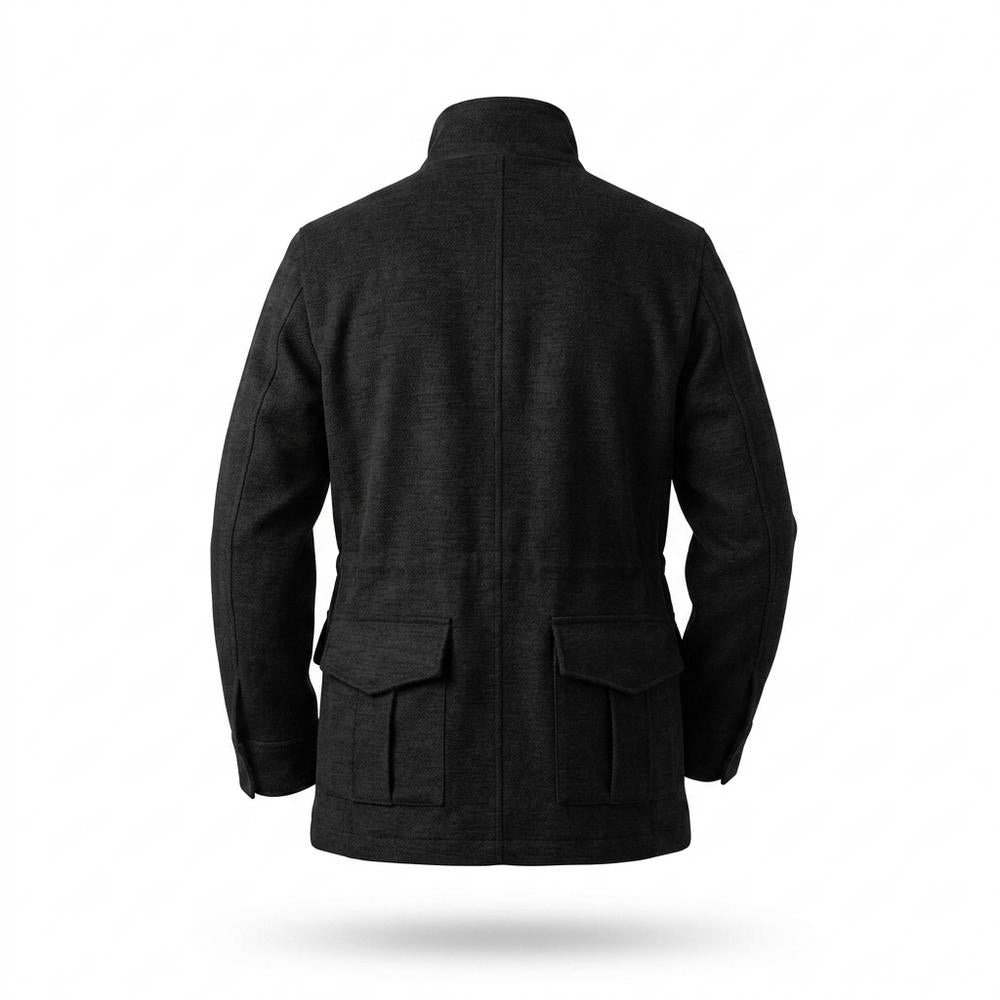 Mens Outlet House - Manav | Four-Pocket Stand-Collar Jacket Men
