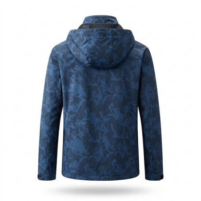 Mens Outlet House - Risil | Patterned Hooded Jacket Men