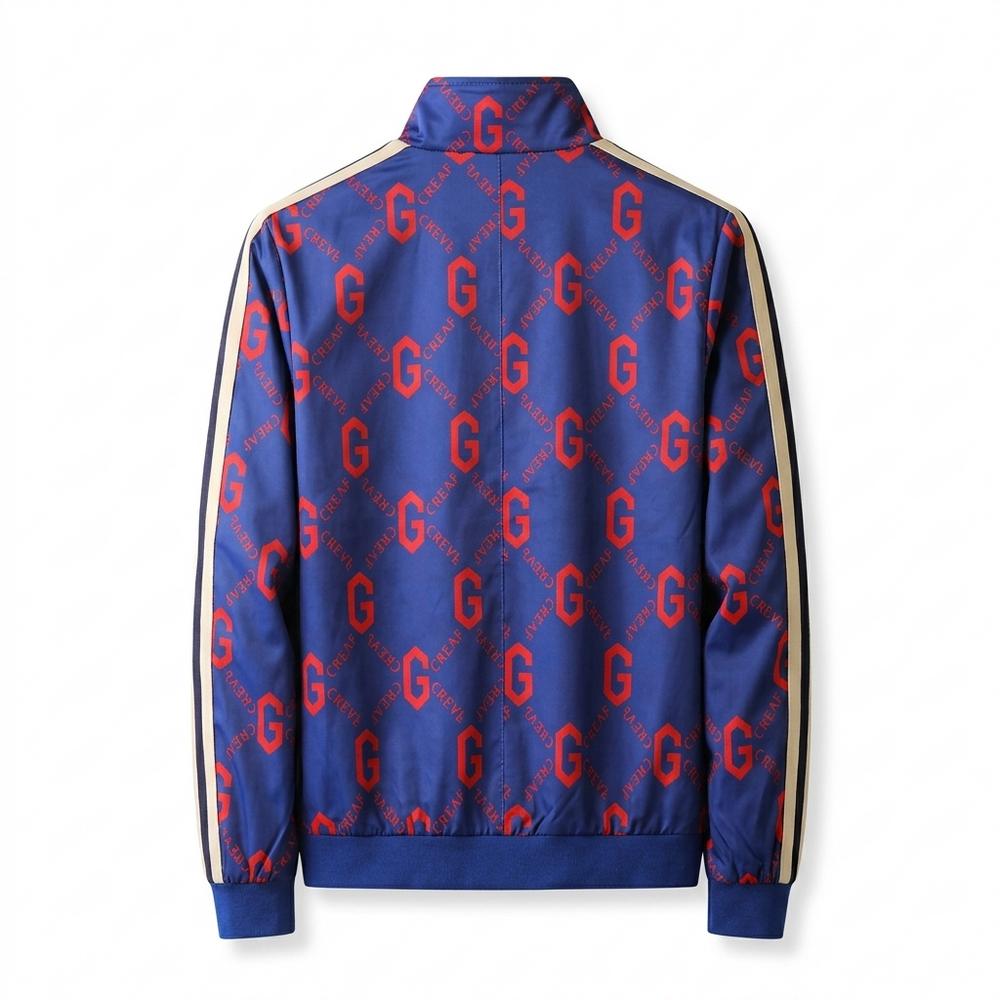 Mens Outlet House - Veram | Zip-Up Patterned Jacket Men