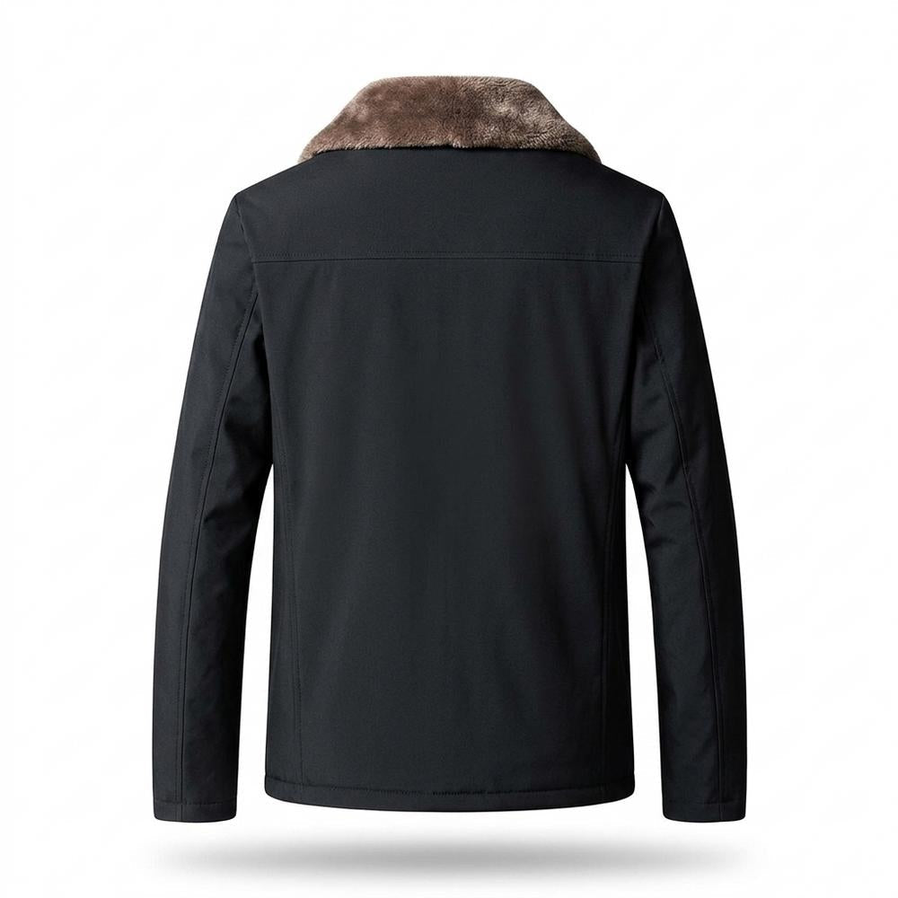 Mens Outlet House - Kesol | Fleece-Lined Zip-Up Jacket Men