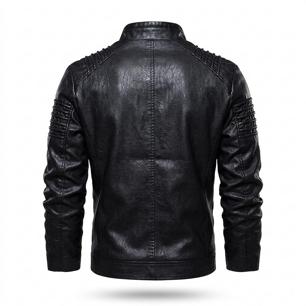 Mens Outlet House - Latir | Quilted Lined Leather Jacket Men