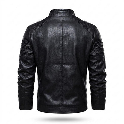 Mens Outlet House - Latir | Quilted Lined Leather Jacket Men