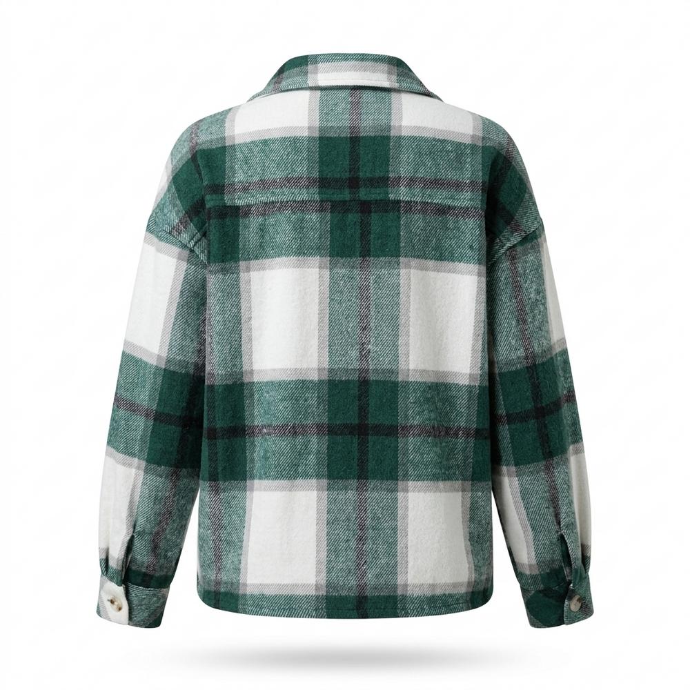 Mens Outlet House - Yizek | Plaid Cropped Jacket Women
