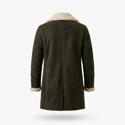 Mens Outlet House - Alvin | Shearling-Lined Double-Breasted Coat Men