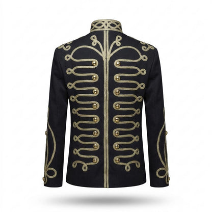 Mens Outlet House - Taver | Embroidered Stand-Collar Jacket Men