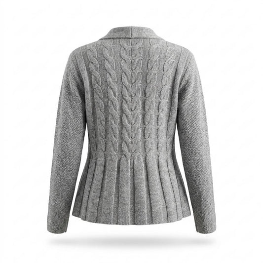 Mens Outlet House - Yovet | Cable-Knit Button-Front Knit Cardigan Women