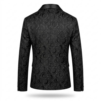 Mens Outlet House - Loram | Floral Shawl Collar Blazer Men