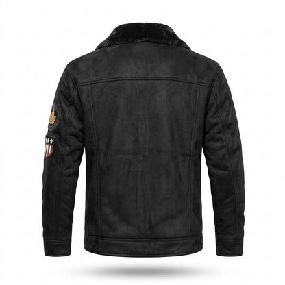 Mens Outlet House - Tisil | Sherpa-Lined Button-Front Jacket Men