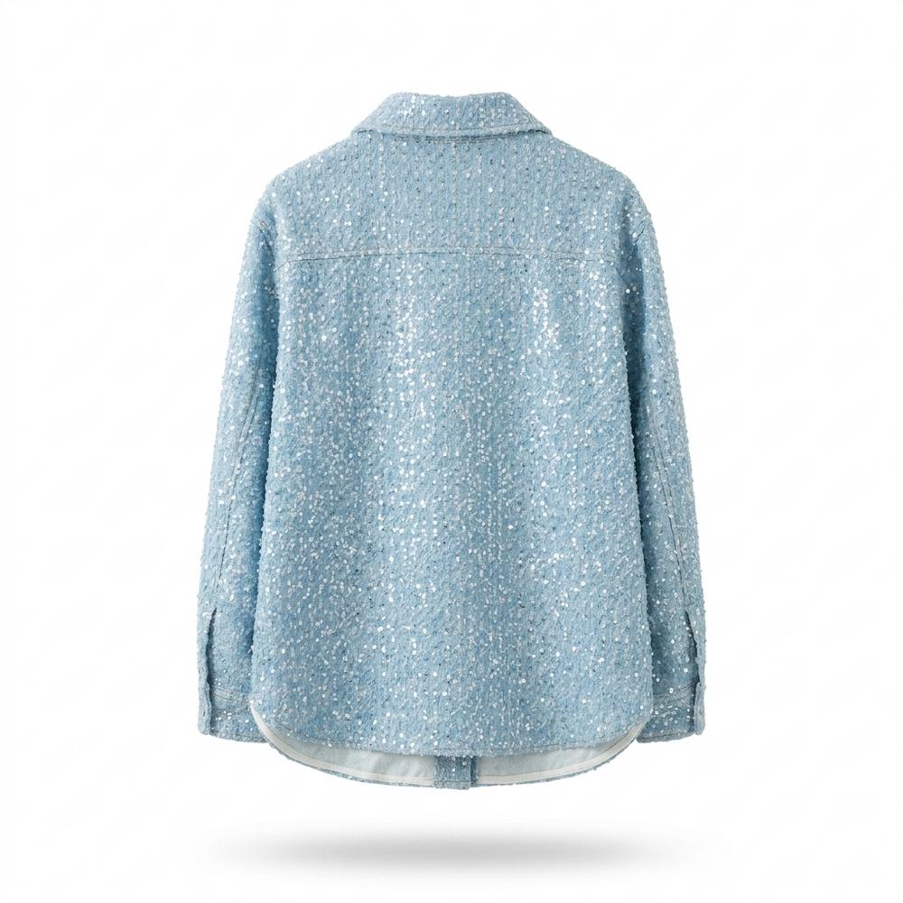 Mens Outlet House - Lenal | Sequin-Embellished Textured Jacket Women