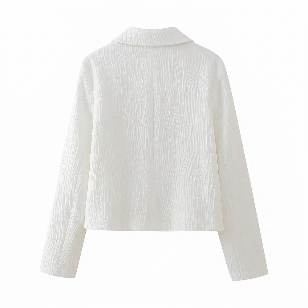 Mens Outlet House - Retev | Textured Button-Front Jacket Women