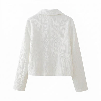 Mens Outlet House - Retev | Textured Button-Front Jacket Women