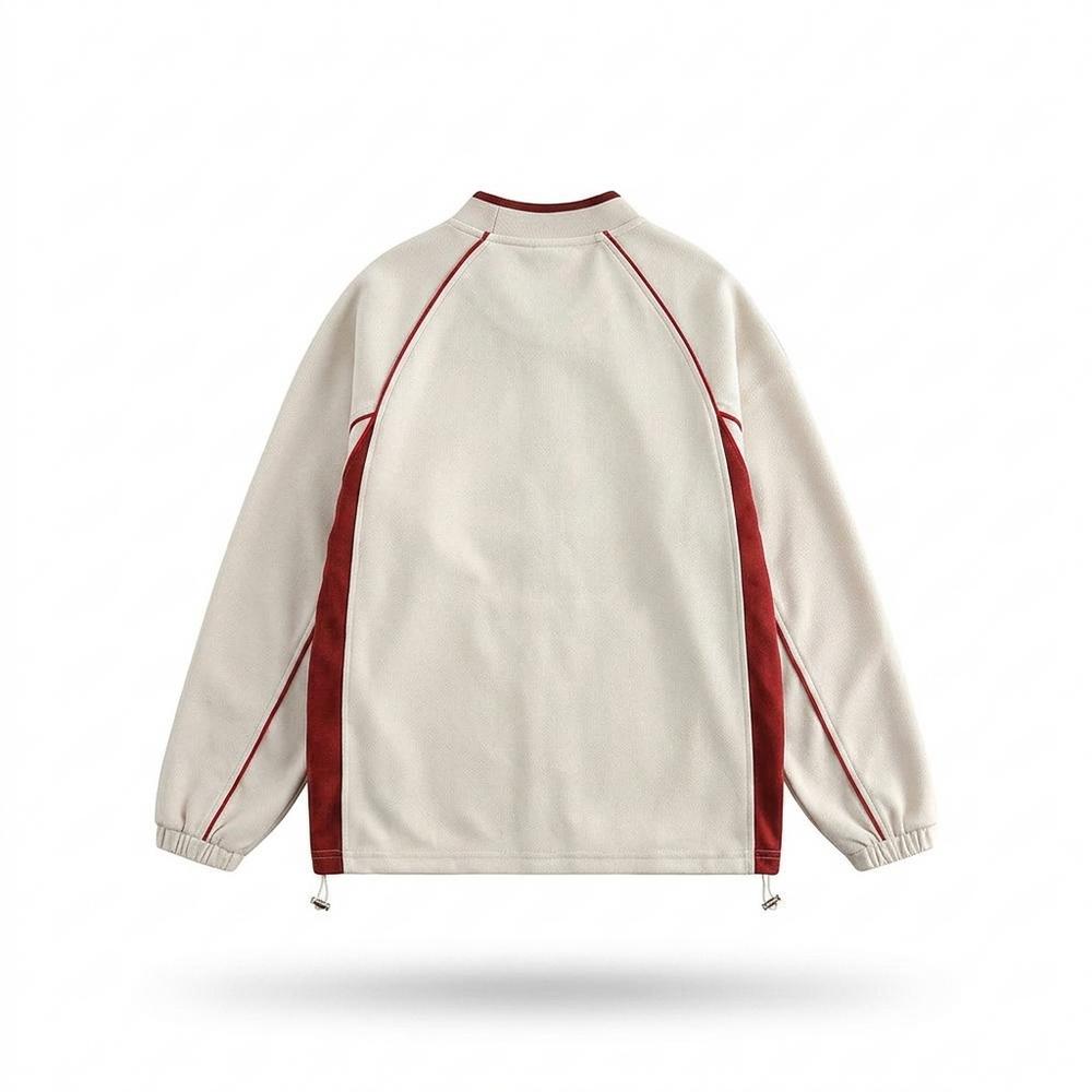 Mens Outlet House - Mamer | V-Neck Color-Block Sweatshirt Unisex