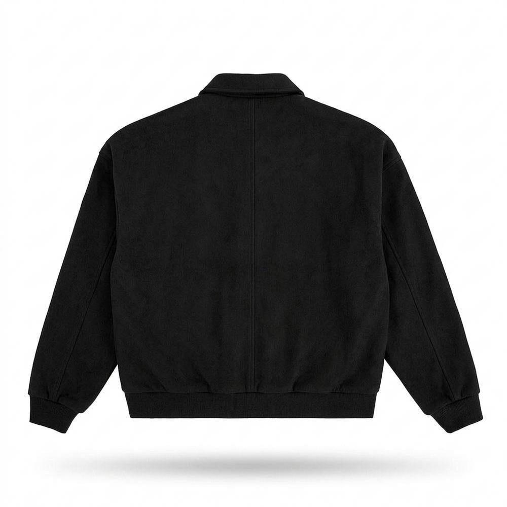 Mens Outlet House - Samor | Sueded Zip-Up Jacket Unisex