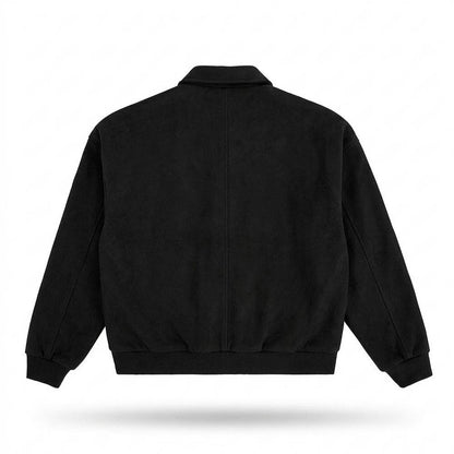 Mens Outlet House - Samor | Sueded Zip-Up Jacket Unisex