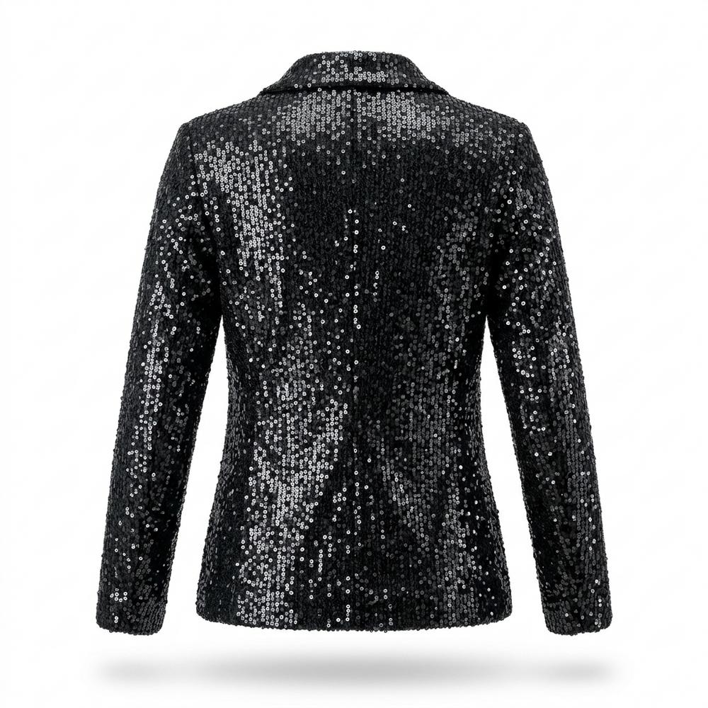 Mens Outlet House - Lyvan | Sequin-Embellished Open-Front Blazer Women