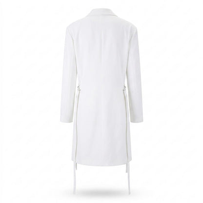 Mens Outlet House - Zamor | Single-Breasted Side-Slit Coat Unisex