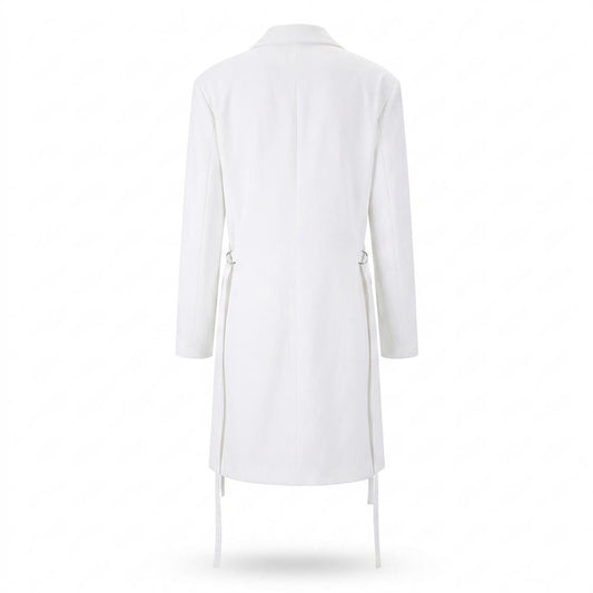 Mens Outlet House - Zamor | Single-Breasted Side-Slit Coat Unisex